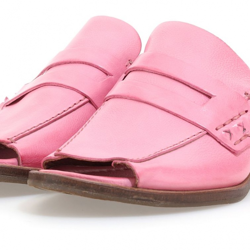 Pink A.S.98 Godfrey Women's Mules | CA-RAPBV-1460