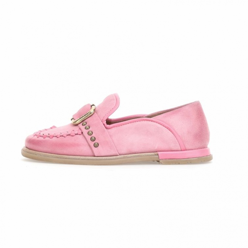 Pink A.S.98 Tamika Women's flat shoes | CA-RNCVA-5816