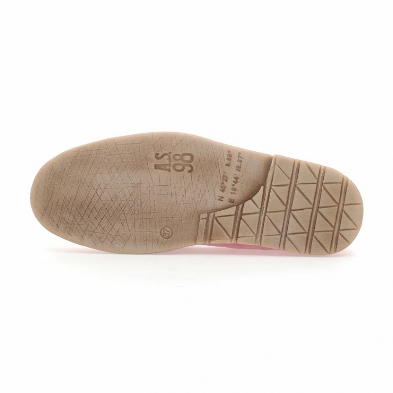 Pink A.S.98 Tamika Women's flat shoes | CA-RNCVA-5816