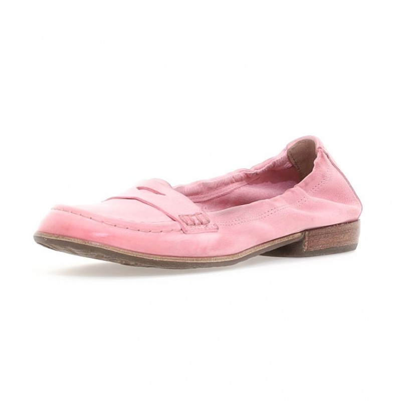 Pink A.S.98 Zavia Women's flat shoes | CA-GFSYZ-2079