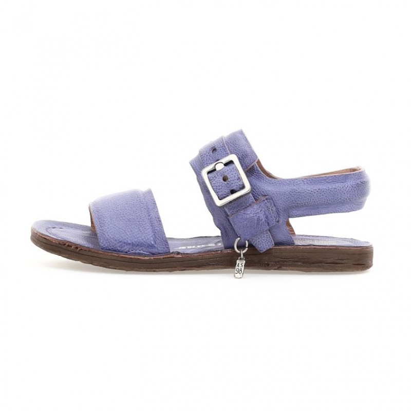 Purple A.S.98 Ria Women's Sandals | CA-MFTOS-3286