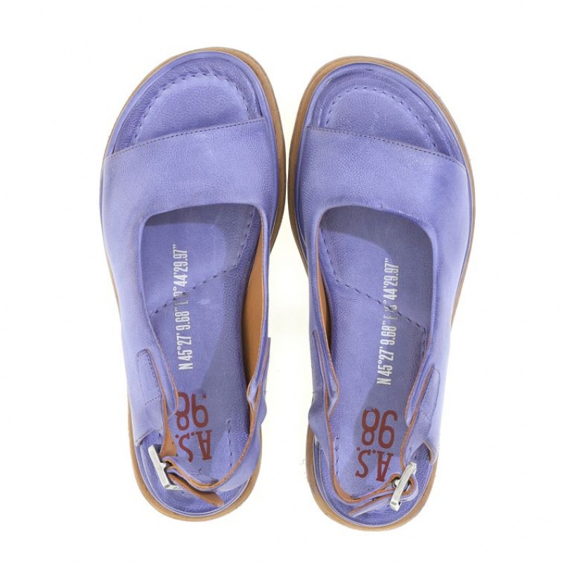 Purple A.S.98 Sera Women's Sandals | CA-WSBEF-7596