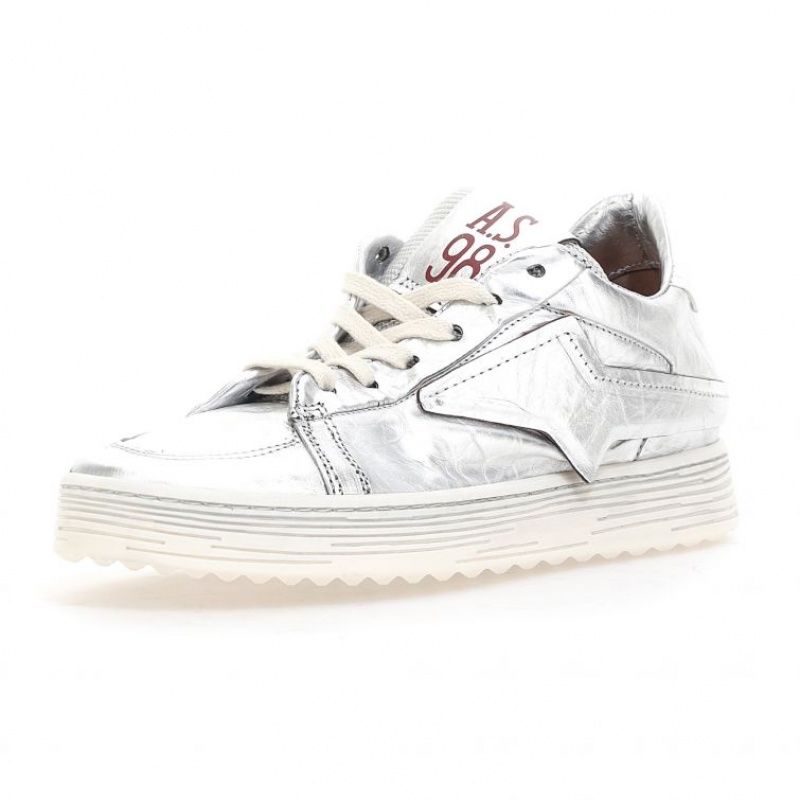 Silver A.S.98 Adria Women's Sneakers | CA-ISUKB-5342