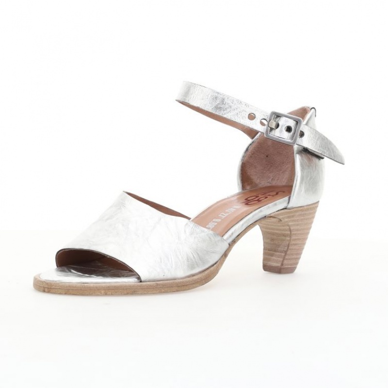 Silver A.S.98 Bess Women's Sandals | CA-BLXPO-1075