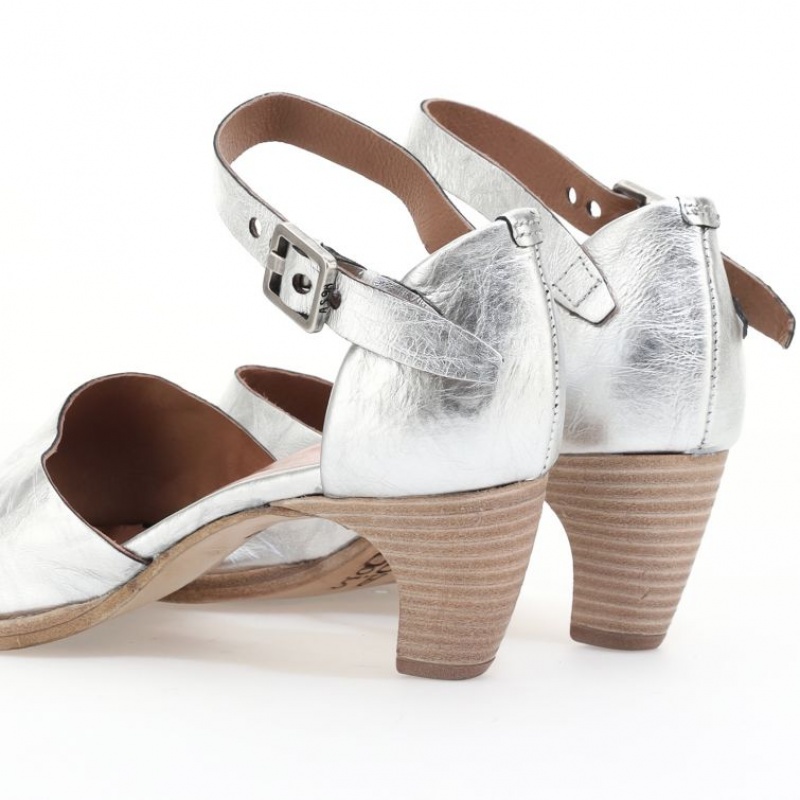 Silver A.S.98 Bess Women's Sandals | CA-BLXPO-1075