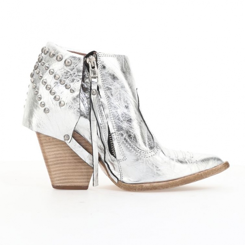 Silver A.S.98 Blondie Women's Ankle boots | CA-UWYRD-8652