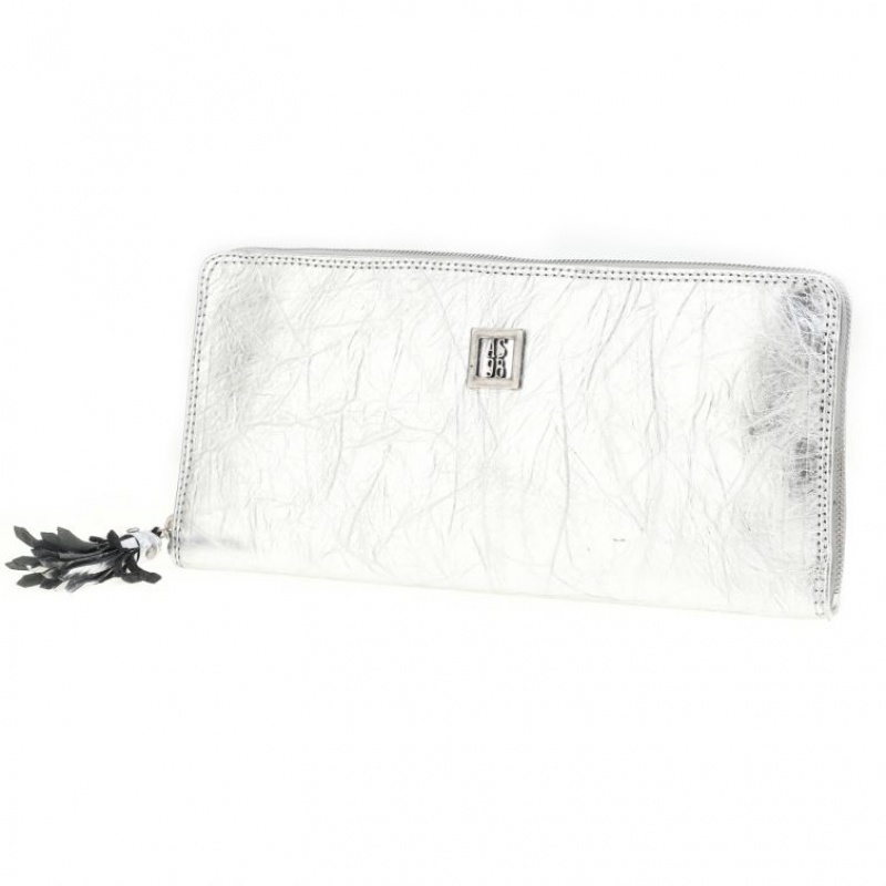 Silver A.S.98 Placida Unisex Wallets | CA-RUWQM-0621