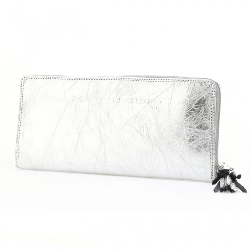 Silver A.S.98 Placida Unisex Wallets | CA-RUWQM-0621