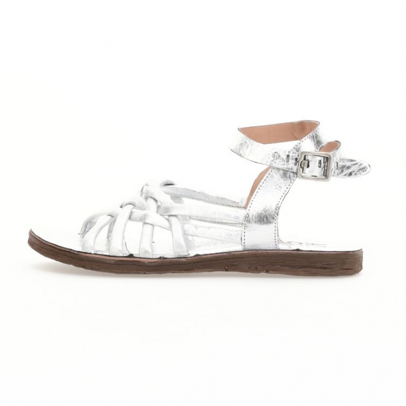 Silver A.S.98 Rylee Women's Sandals | CA-DBCMH-9236