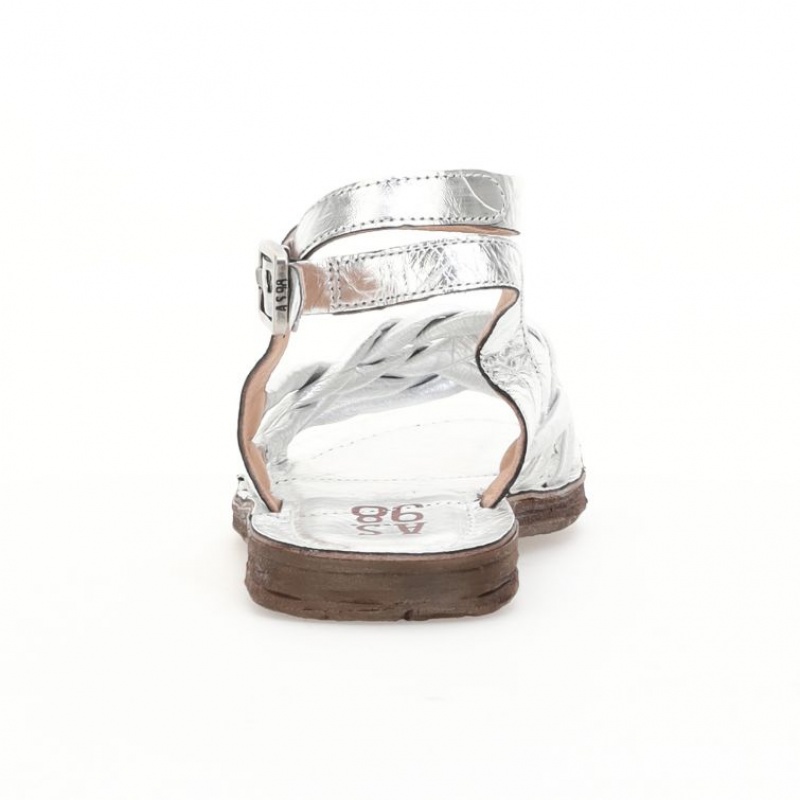 Silver A.S.98 Rylee Women's Sandals | CA-DBCMH-9236