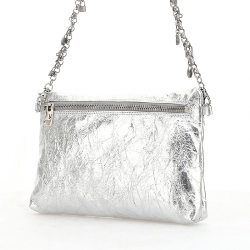 Silver A.S.98 Uda Unisex Wallets | CA-DEPBZ-6324