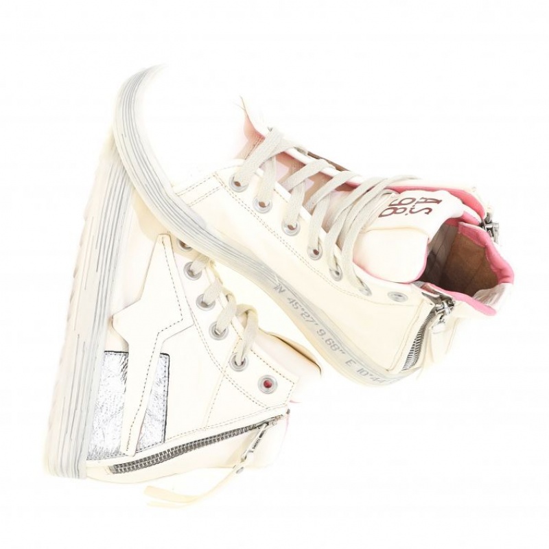 White A.S.98 Aileen Women's Sneakers | CA-GDKES-8615