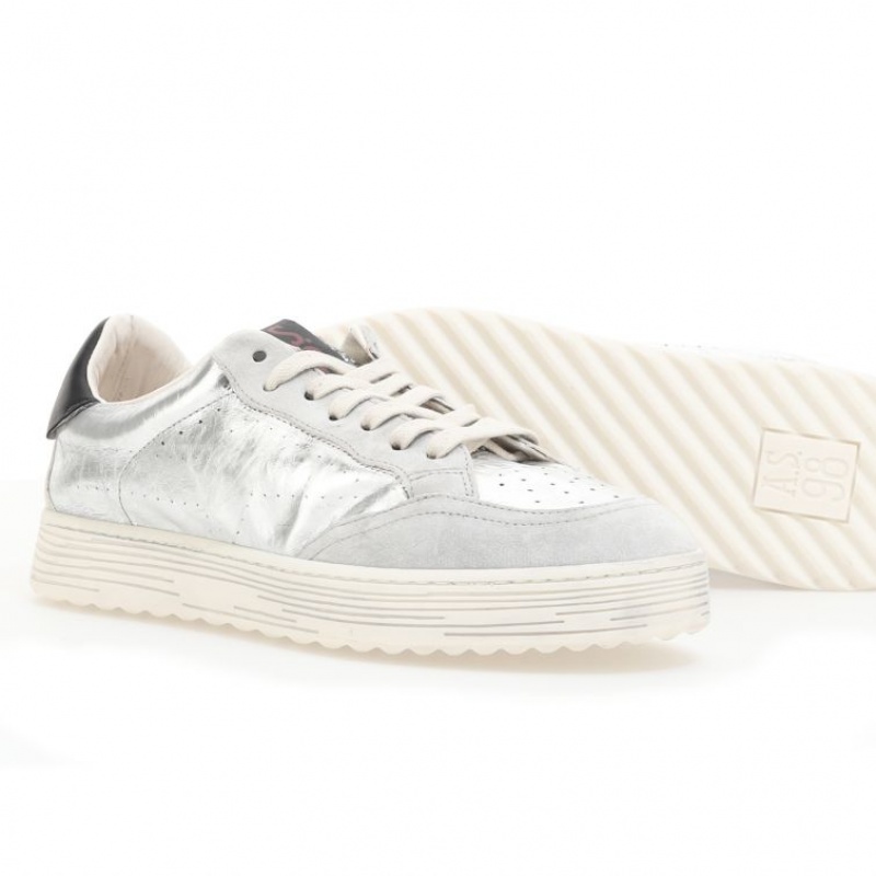 White A.S.98 Yorik Men's Sneakers | CA-SMABI-6148